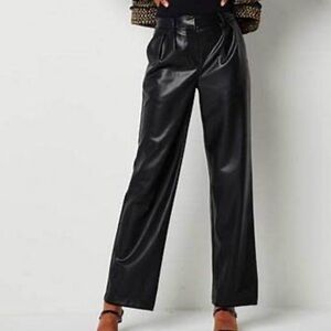 Worthington x Jason Bolden Faux Leather Pants NWT